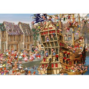 Bluebird Puzzle Pirates - Piraten - 1000 stukjes legpuzzel.