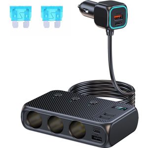 Sigarettenaansteker Splitter - Autolader Splitter - Sigarettenaansteker USB Oplader - Sigarettenaansteker