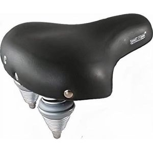 Selle Comfort Retro Fietszadel 27 X 24,5 Cm Foam Zwart