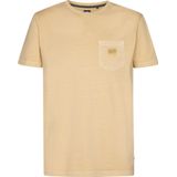Petrol Industries - Heren Pocket T-shirt Key - Geel - Maat L