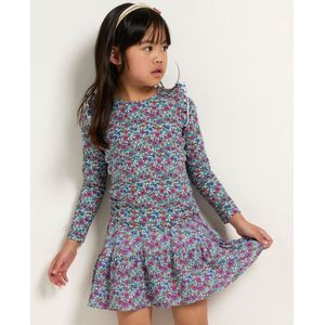 TerStal Meisjes / Kinderen Europe Kids Ruches Top Met Bloemenprint Wit In Maat 110/116