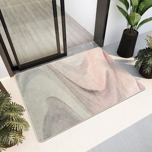 Zacht en Modern Binnenhuis Tapijt voor Woonkamer en Slaapkamer - Antislip, Wasbaar, Abstract Design