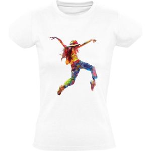 Woman Dances Dames T-shirt - dans - stoer - dansen - streetdance