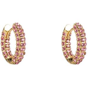 Go Dutch Label Oorringen Shine all around Roze