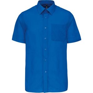 Herenoverhemd 'Ace' korte mouwen merk Kariban Licht Kobaltblauw maat 3XL