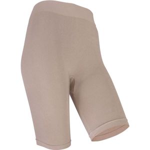 Marianne - Naadloze broekje/Shortlegging met comfortboord - Beige - Maat 44/48