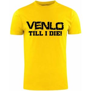 Venlo Till i Die Geel T-shirt