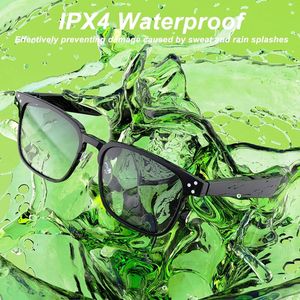 Bluetooth 5.3 Open-oormuziekbril met Ingebouwde Dubbele Luidsprekers - Blauwlichtblokkering - IPX4 Waterdicht - Professionele Slimme Bril voor Mannen en Vrouwen .