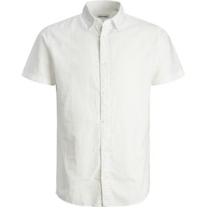 JACK&JONES JUNIOR JJELINEN BLEND SHIRT SS SN JNR Jongens Overhemd - Maat 176