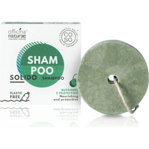 CO.SO. Voedend en beschermend Solid Shampoo - Natuurlijk Shampoo voor normaal tot vettig haar - met bio walnoot en haver extract - Plasticvrij - Officina Naturae