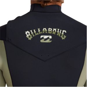 2025 Billabong Heren Absolute Natural 2mm Borst Ritssluiting Shorty We