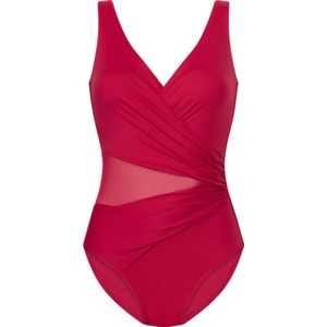 Hunkemöller Badpak Shaping Shell Mesh Roze M