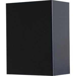 Metallico Wandlamp 1 lichts vierkant zwart - Modern - Masterlight - 2 jaar garantie