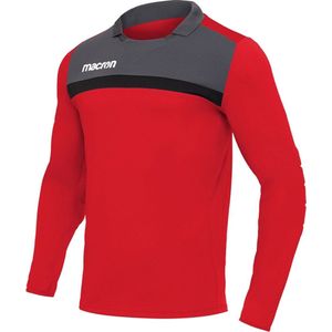 Macron Feo Keepershirt Lange Mouw Heren - Rood Antraciet