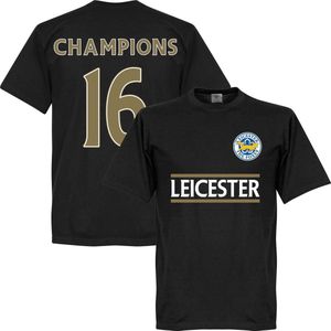 Leicester City Kampioen Team T-Shirt 2016 - XXL