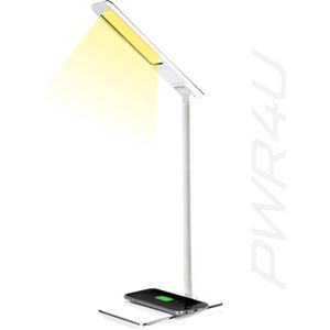 PWR4U - Tafellamp - Staand LED armatuur - Dimbaar - Wit