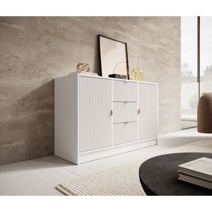 Meubella - Dressoir Tavares - Wit - 118 cm