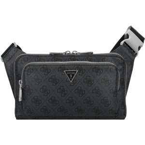 GUESS Gordeltas Milano Flat Bumbag Black Zwart