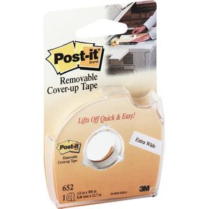 Post-it® Label- & Correctietape, Dispenser, 8,42 mm x 17,7 m