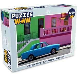 Puzzel Vintage Auto - Zuid-Afrika - Kleuren - Legpuzzel - Puzzel 1000 stukjes volwassenen