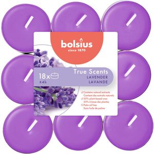 Bolsius True Scents theelichten lavendel (18st)