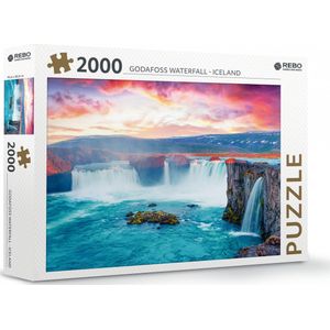 Rebo legpuzzel 2000 stukjes - Godafoss waterfall