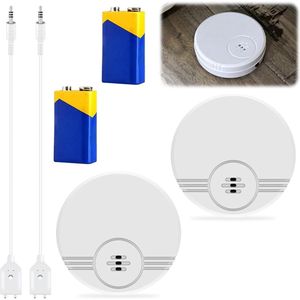 - Watermelder 135 dB - Vloeddetector en watersensor voor keuken, bijkeuken, badkamer, kelder, magazijn, garage - Inclusief 6F22/9V batterijen