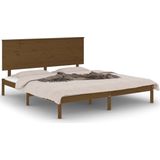 vidaXL-Bedframe-massief-hout-honingbruin-150x200-cm