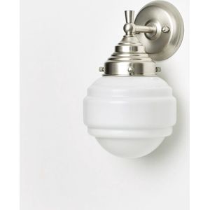 Wandlamp Polkadot Royal Matnikkel - Art Deco Trade