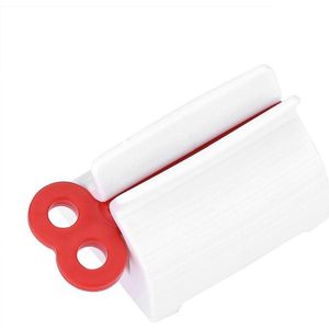 Roller Squeezer Tandpasta Pers Buis Squeezer - Plastic Houder voor Badkameraccessoires (Rood) .