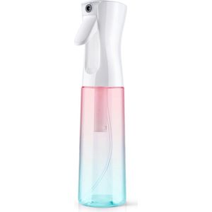 Multifunctionele Haarsprayfles - Fijne Mist Technologie - 360-graden Rotatie - Ergonomisch Ontwerp - Grote Vulopening - Voor Haarverzorging, Plantenbeneveling en Huishoudelijke Toepassingen - 200 ml - Transparant - Comfortabele Grip
