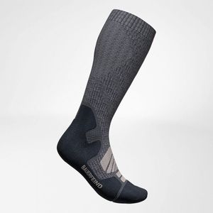 Bauerfeind Outdoor Merino Compression Socks, Men, Lava Grey, 42-45, M - 1 Paar