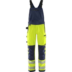 Fristads High vis Green Amerikaanse overall stretch klasse 2 1031 GSTP - Hi-Vis geel/marineblauw - C50