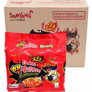 Samyang Hot Chicken Flavor Ramen Buldak - 2x Spicy Noedels - 40 x 140 gram