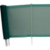 Verplaatsbare net afrastering groen 80cm hoog - 20m
