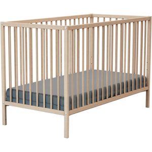 Babybed 60x120cm van massief beukenhout | Verstelbare lattenbodem | Ergonomisch en duurzaam