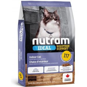 Nutram kattenvoer Indoor Shedding I17 5,4 kg - Kat