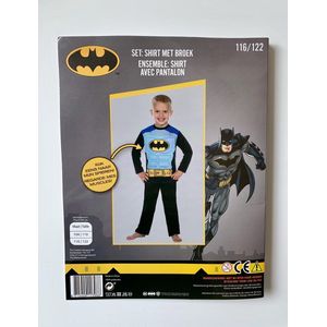 Marvel-Batman -Pyjama - blauw en zwart - Maat 116/122