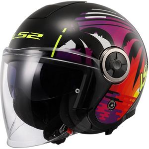 LS2 OF620 Classy Palm Black-06 XS - Maat XS - Helm