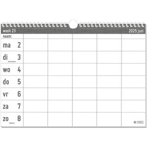 MGPcards - 14 Maanden Familieplanner 2025-2026 - 5 Personen - Gezinsplanner - Familyplanner- mei 2025 t/m juli 2026 - 27 x 24,5 cm