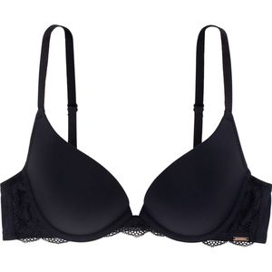 Dorina Push up / Plunge BH - Rosa - 90B - Zwart