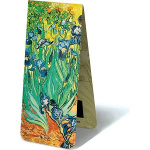 Magnetische boekenlegger, Irissen, Vincent van Gogh - Blauw/Groen