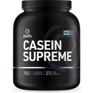 PURE Casein Supreme - 750gr - aardbei - micellaire caseine - eiwitshake - langzame eiwitten - caseïne eiwit