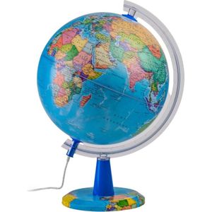 Wereldbol - Wereldbol - Wereldkaart - Verlichte wereldbol - Educatief - Geografisch - Bureaubladdecoratie
