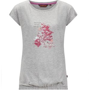 Nena Dames T-Shirt - Grijs Melange