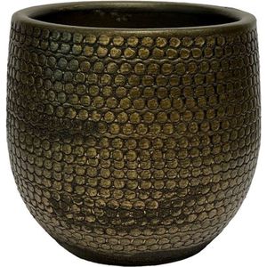 Bruin Brons-Koper Pot Tokio 33x31