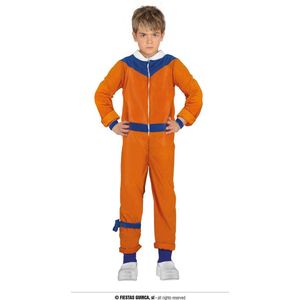 Guirca - Ninja & Samurai Kostuum - Ninja In Training Kind Kostuum - Oranje - 10 - 12 jaar - Carnavalskleding - Verkleedkleding
