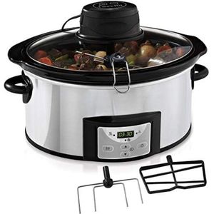 Slowcooker met Timer - Slowcooker Elektrisch - Slowcooker met Timer 4 Personen