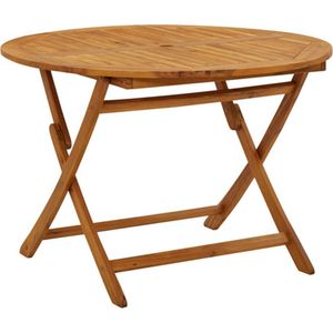 vidaXL - Tuintafel - inklapbaar - 110 - cm - massief - acaciahout