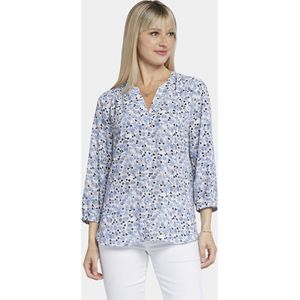 NYDJ Pintuck Blouse Bloemenprint | Calle Canyon